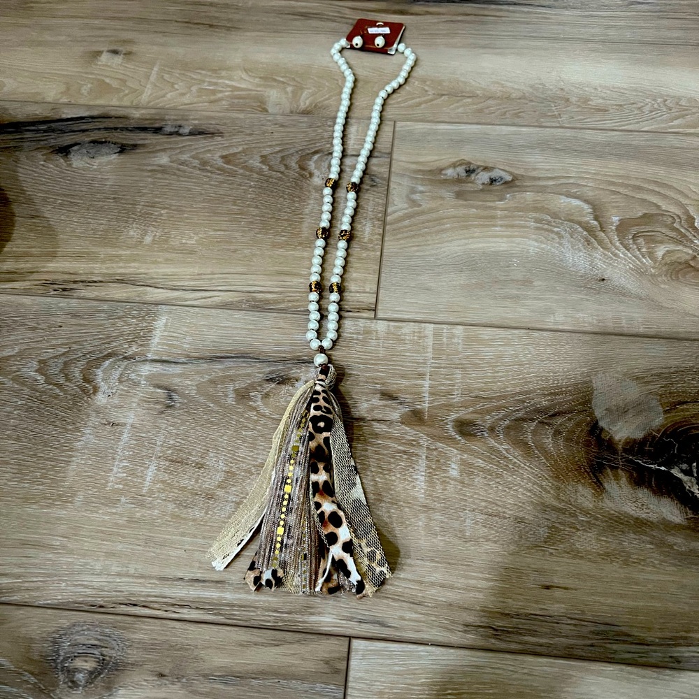 Necklace and earrings